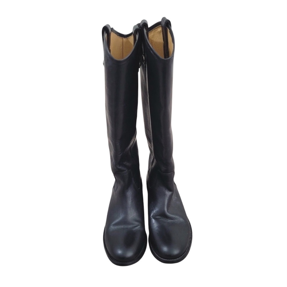 Frye Melissa Button Boot Women’s Black Leather Riding Boots - 7.5 B - Picture 8 of 16